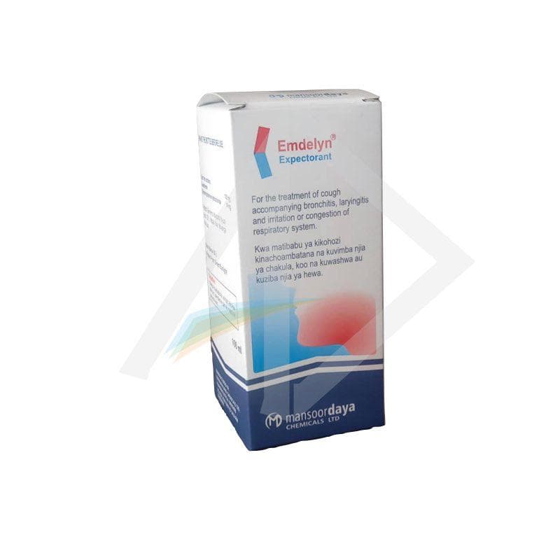 Emdelyn Adult Expectorant Syrup, 100mls