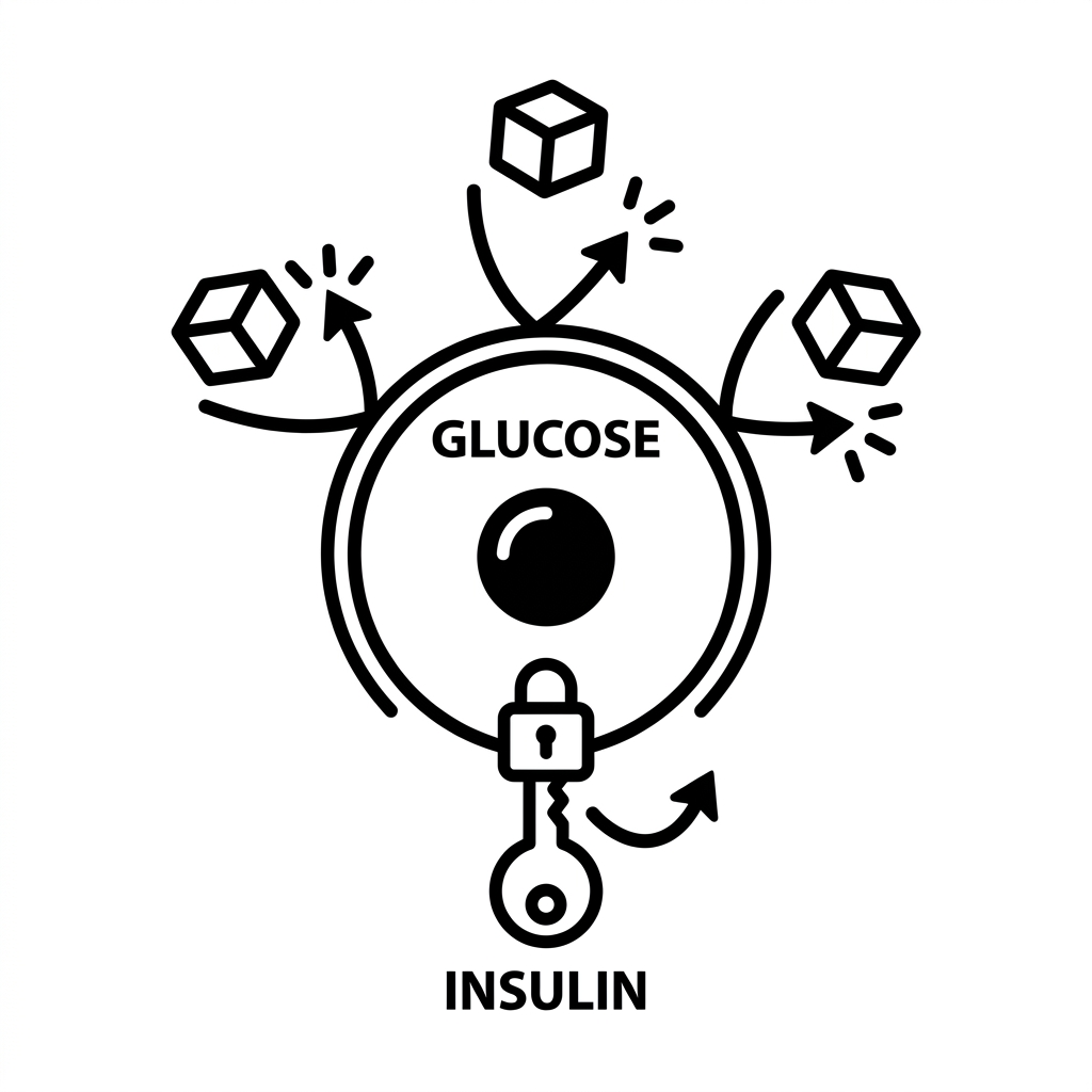 Insulin Resistance Hand-drawn Sketch