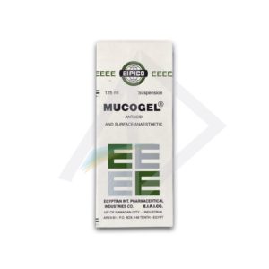 Mucogel antacid suspension with surface anaestthetics,125mls