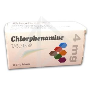 Chlorphenamine 4mg tablets,10’s