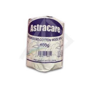 Astracare absorbent Cotton Wool Roll,100g