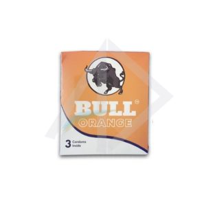 Bull Orange - 3 latex condoms pack,1's