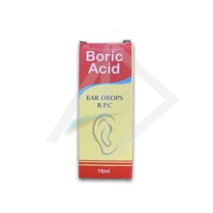 Boric Acid Ear Drops, 15 ml