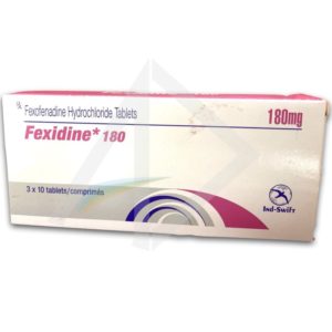 Fexidine180mg tablets,10’s