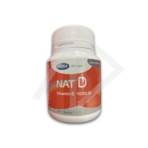 NAT D 1000IU tablets,60's