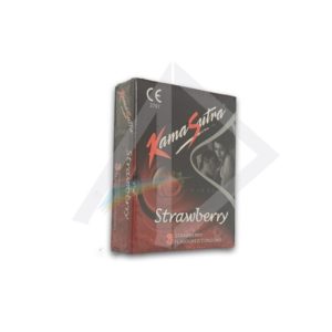 Strawberry Kamasutra - 3 latex condoms pack,1's