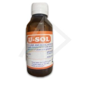 U-SOL antiseptic wound solution,100mils