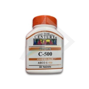Vitamin C Chewable, 500mg tablets- 30's