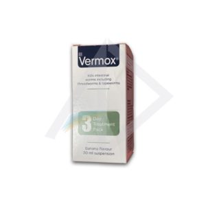 Vermox 100mg/5mils suspension,30mils