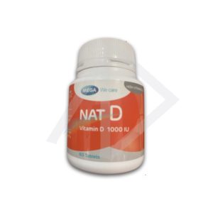 Nat D 1000IU Tablet,60's