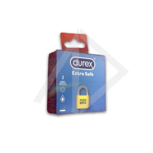 Durex Extra Safe - 3 latex condoms pack,1's