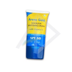 Arena Gold sun blocking whitening cream SPF 60, 60g
