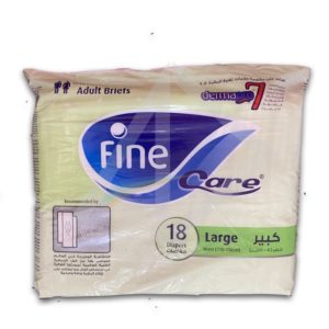 FineCare Adult briefs diapers,18's