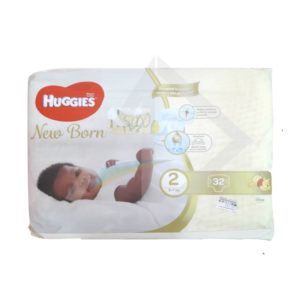 Huggies New Born diapers 2 (5-7kg),32's