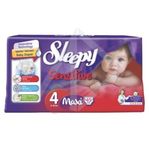 Sleepy Sensitive 4 diapers ((7-14kg),40's