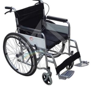 Commode wheel chair with straps,1's