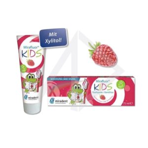 Mirafluor Kids Raspberry Toothpaste - 75ml