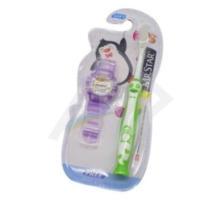 Kids toothbrush with a toy,1's