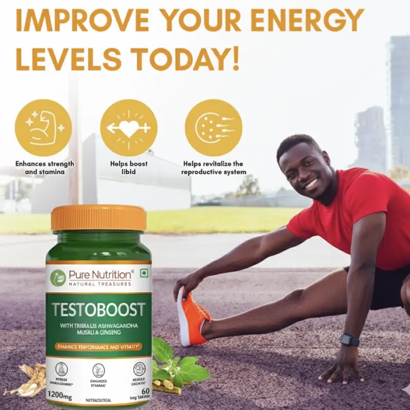 Pure Nutrition Testoboost: Natural Male Vitality Supplement - 60’s - Image 3