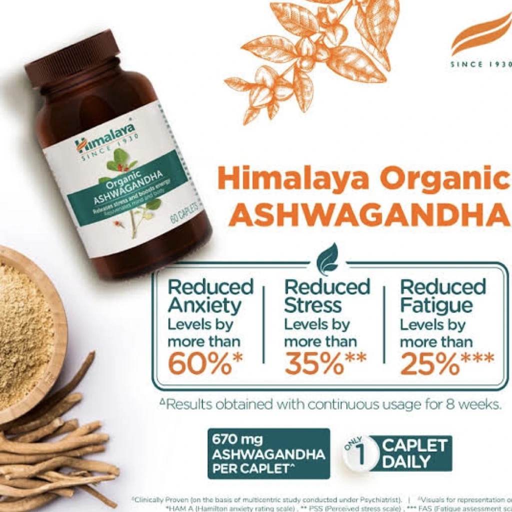 Himalaya Ashwagandha Tablets - 60’s - Image 3