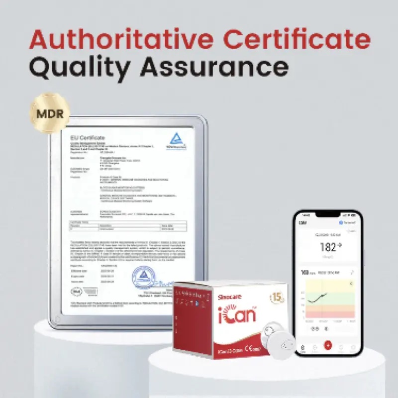 Sinocare iCan i3 CGM 15 Days Continuous Blood Glucose Monitor - Image 2