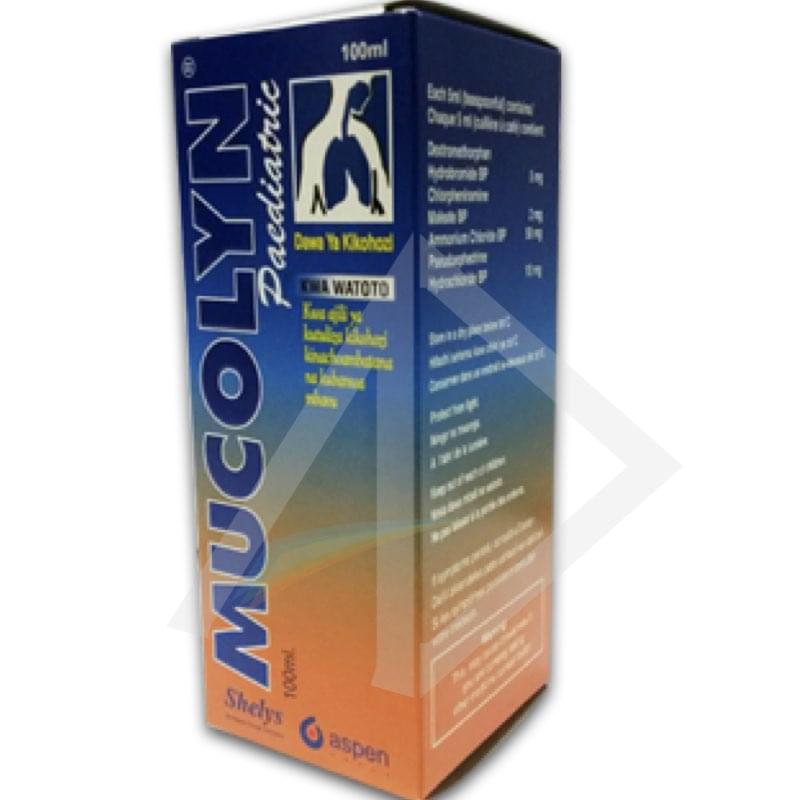 Mucolyn Pediatric Cough Syrup,100mils