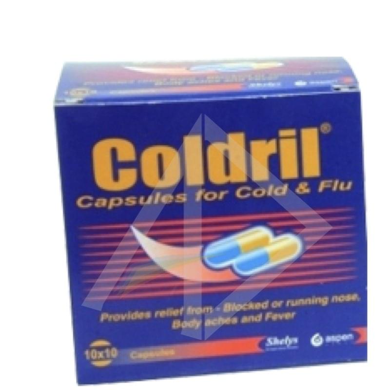 Coldril Capsule for Cold and flu - 20's