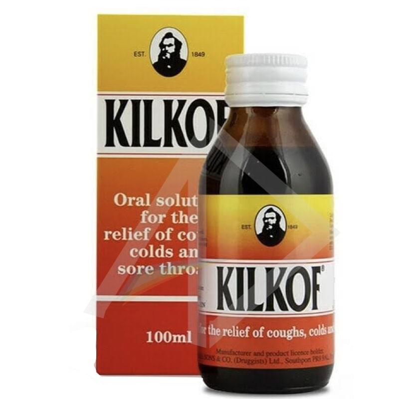 Kilkof Oral solution for Cough, Cold and Sore throat - 100mls